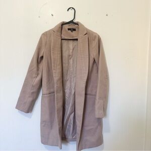 LIGHT PINK MID LENGTH COAT